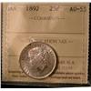 1892 25¢ ICCS AU55.