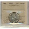 1930 25¢ ICCS MS62