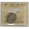 1935 25¢ ICCS AU55