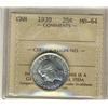 Image 1 : 1939 25¢ ICCS MS64