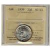 Image 1 : 1939 25¢ ICCS MS65