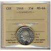 Image 1 : 1948 25¢ ICCS MS64