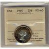 Image 1 : 1960 25¢ ICCS MS65