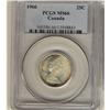 Image 1 : 1966 25¢ PCGS MS66 .  Very light hint of gold.