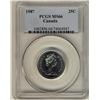 Image 1 : 1987 25¢ PCGS MS66. Very scarce.