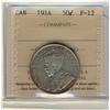 Image 1 : 1914 50¢ ICCS F12