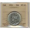 Image 1 : 1931 50¢ ICCS EF45