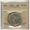Image 1 : 1934 50¢ ICCS VF20