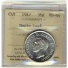 Image 1 : 1947 50¢ ML ICCS  MS64