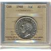 Image 1 : 1948 50¢ ICCS AU55