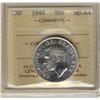 Image 1 : 1948 50¢ ICCS MS64