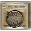 Image 1 : 1935 $1 ICCS MS64  Doubling of XXV