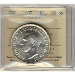 1937 $1 ICCS MS64