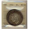 1952 $1 WL ICCS MS63