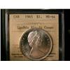 Image 1 : 1965 $1 LgBds Blt 5 ICCS MS64 Cameo.