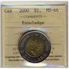 Image 1 : 2000 $2 Knowledge ICCS MS66