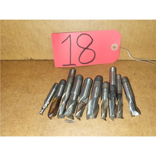 Lot of assorted HSS End Mill 2fl.