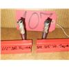 Image 1 : Set(2) of Solid Carbide End Mill 1/2" 3fl. Regrinded tip