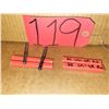 Image 1 : Set(2) of Solid Carbide End Mill 1/4" 4fl. Radius