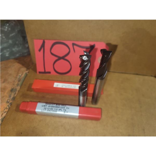 New HSS End Mill 12mm 2fl. & 3fl.