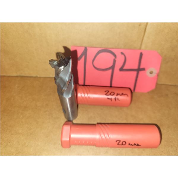 New HSS End Mill 20mm 4fl.