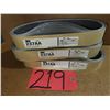 Image 1 : Lot(30) of 3M Abrasives Belt 1"1/2 x 24" Gr.A100