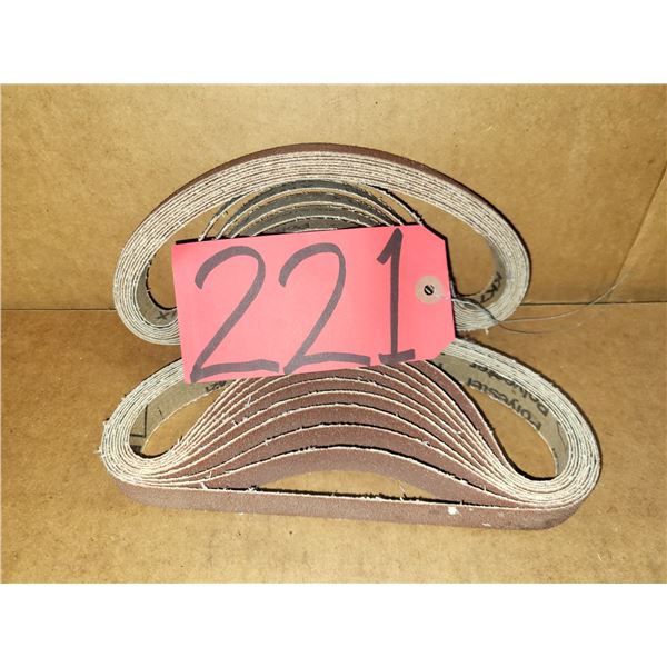 Lot(20) of Abrasives Belt 3/4" x 21" Gr.50