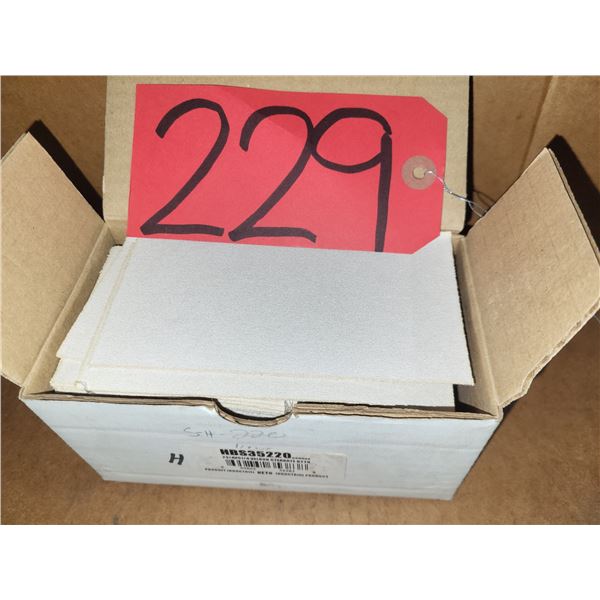 Pack of Velour Paper 2"3/4 x 5"1/4 Gr.220