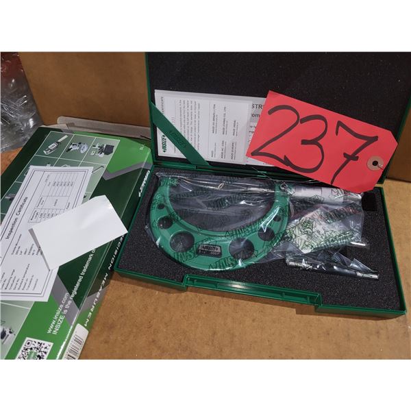 New INSIZE Micrometer 3-4"