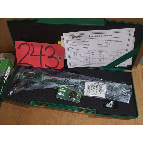 New INSIZE Digital Caliper 8" / 200mm