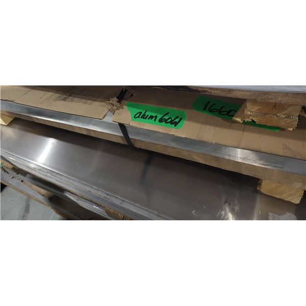 Set(2) of Aluminum 6061 Sheet 4' x 8' x (+/-)1/4"
