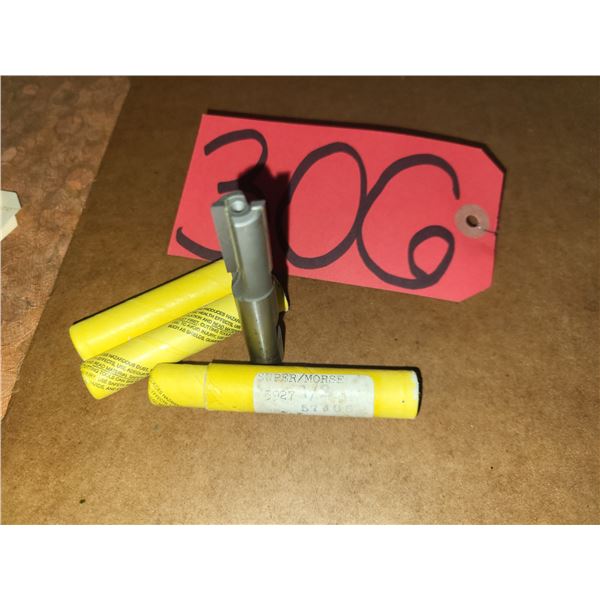 Set of Carbide Tipped End Mill 1/2" 2fl.