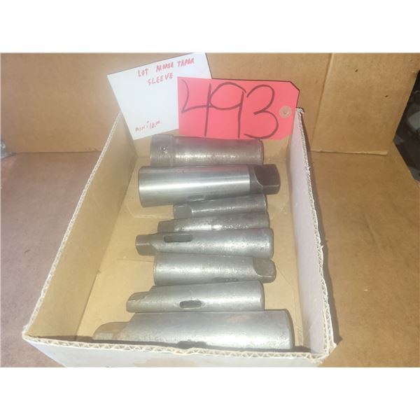 Lot(8) of Morse Taper Sleeve