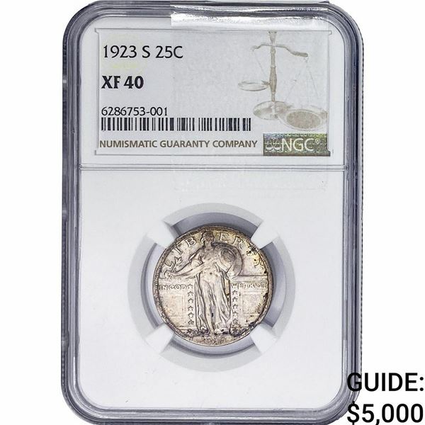 1923-S Standing Liberty Quarter NGC XF40