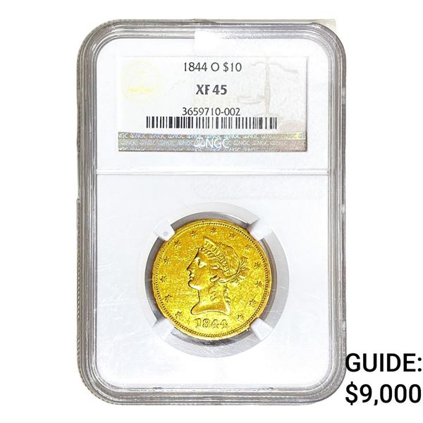1844-O Liberty Head Dollar NGC XF45