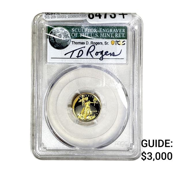 1993-P 1/10oz $5 Gold Eagle PCGS PR69 DCAM