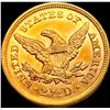 Image 2 : 1855 $2.50 Gold Quarter Eagle UNCIRCULATED