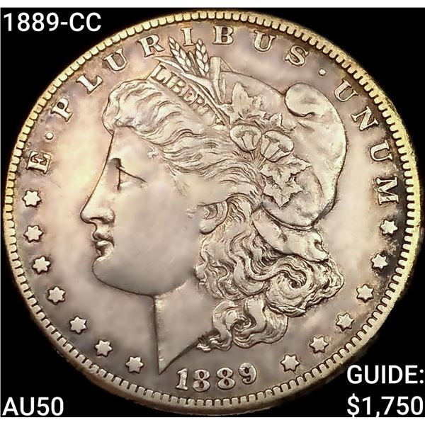 1889-CC Morgan Silver Dollar CLOSELY UNCIRCULATED
