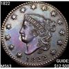 Image 1 : 1822 Coronet Head Large Cent CHOICE BU