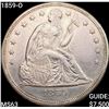 Image 1 : 1859-O Seated Liberty Dollar CHOICE BU