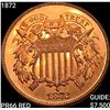 Image 1 : 1872 Two Cent Piece SUPERB GEM PROOF RED