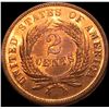 Image 2 : 1872 Two Cent Piece SUPERB GEM PROOF RED