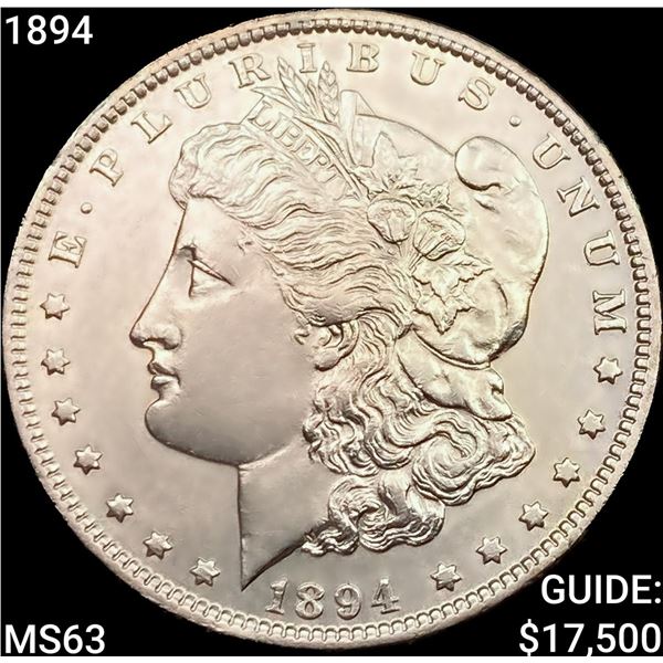 1894 Morgan Silver Dollar CHOICE BU