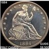 Image 1 : 1884 Seated Liberty Half Dollar SUPERB GEM PROOF CAM