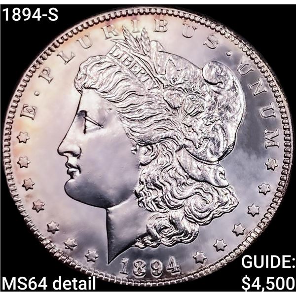 1894-S Morgan Silver Dollar CHOICE BU