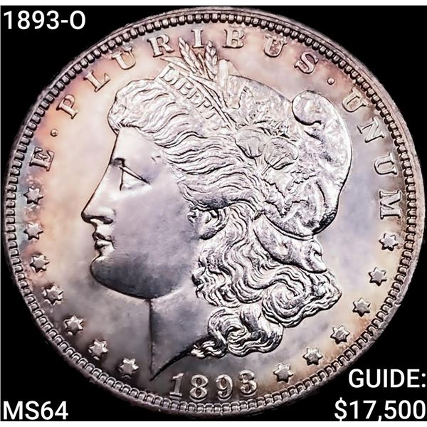 1893-O Morgan Silver Dollar CHOICE BU