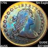 Image 1 : 1796 Sm Eagle Draped Bust Dollar HIGH GRADE