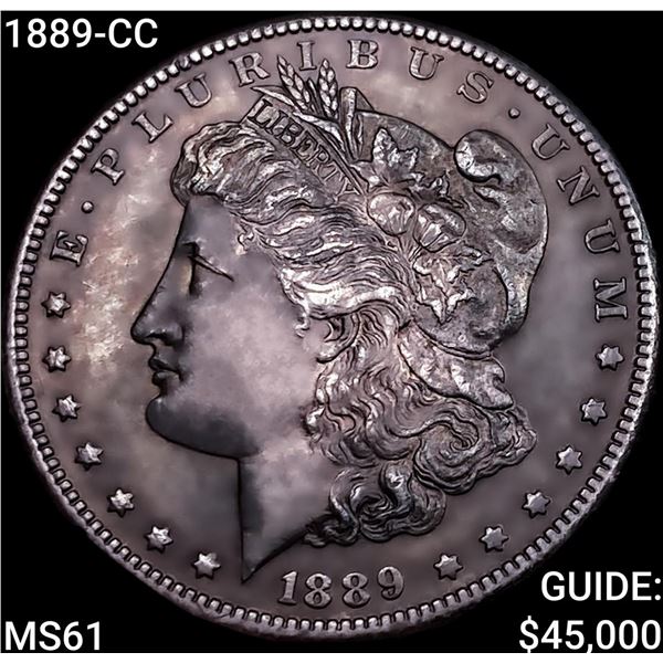 1889-CC Morgan Silver Dollar UNCIRCULATED