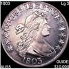 Image 1 : 1803 Lg 3 Draped Bust Half Dollar HIGH GRADE