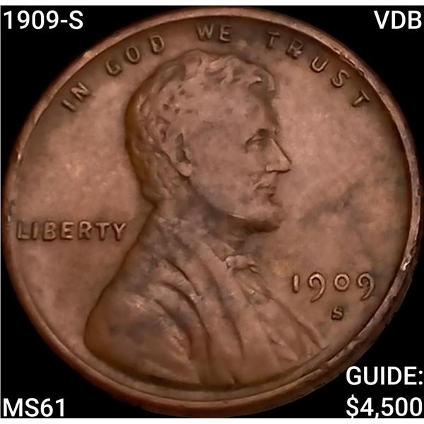 1909-S VDB Wheat Cent UNCIRCULATED
